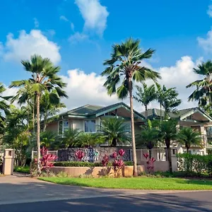 Villas Of Kamalii 37-stately Townhouse With Ac, By Golf, With Pool, Bbq, Hot Tub Princeville